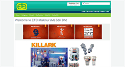 Desktop Screenshot of etd.com.my